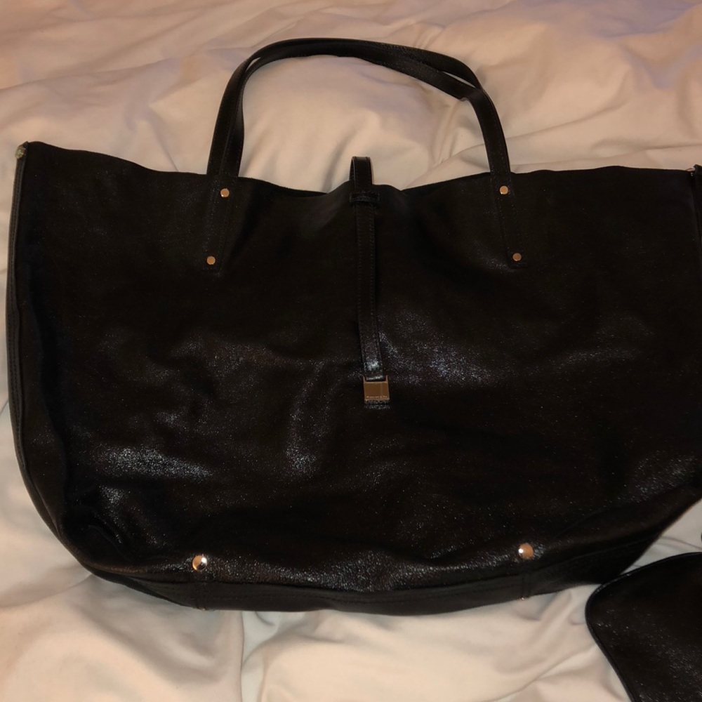 Tiffany & Co tote bag with small pouch attachment